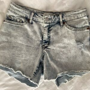 Jessica Simpson Blue Jean Shorts Cut-Off Style